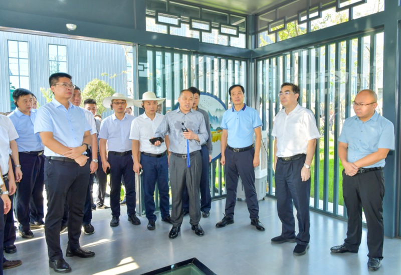 孙道军市长一行到奥星产业园现场观摩